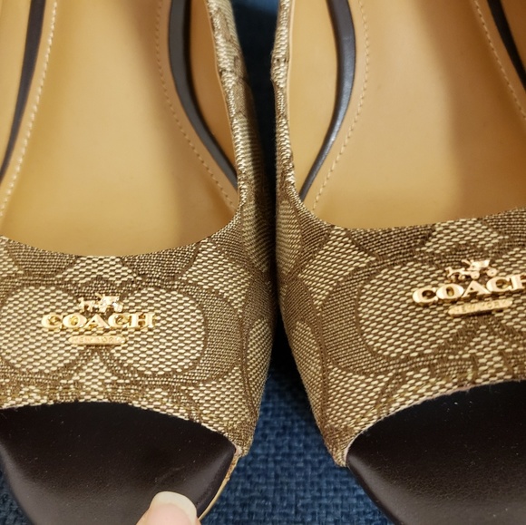 Coach Wedge Sandals - Picture 2 of 5